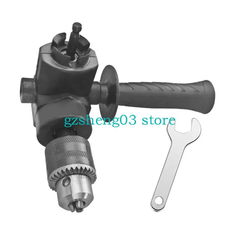 

U75C 90 Degree Angled Drill Attachment Adapter for Tight Space Compatibles with Various Drill for Woodworking and DIY Project