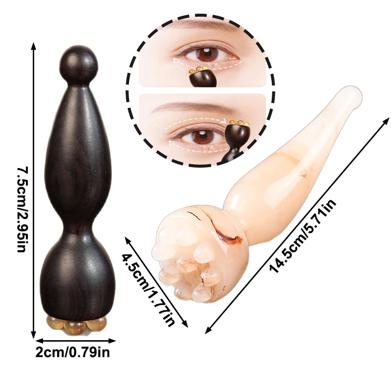 

1PC Smooth Face Massage Tools Resin Gua Sha Face Skin Care Massage Sticks Lotus Seedpod Shape Massager Facial Physiotherapy Tool