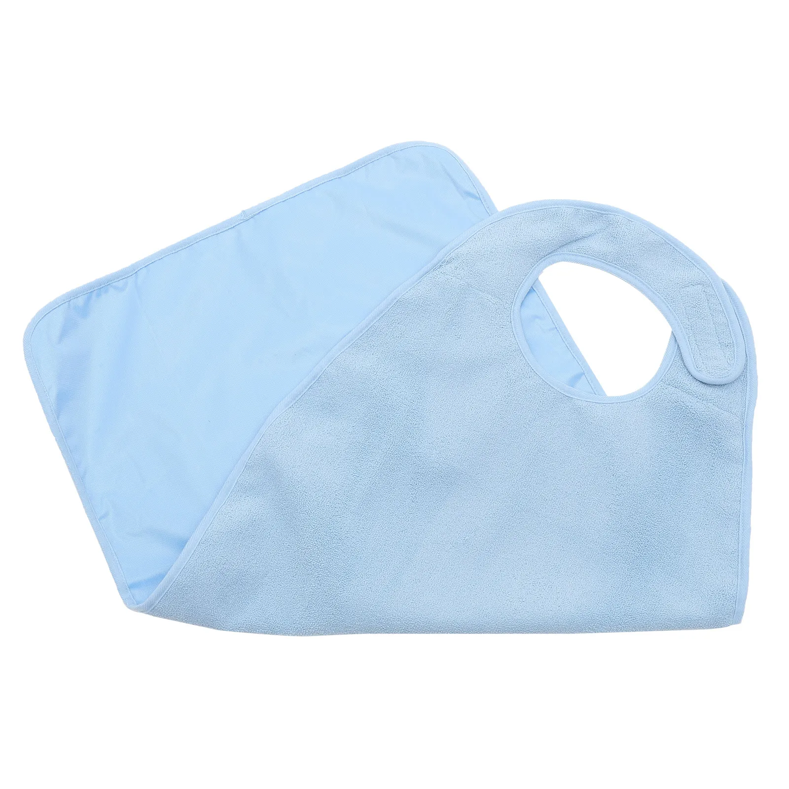 

Waterproof Adult Large Washable Clothing Protector For Elderly Clothing Protector Mealtime Use Apron Purple