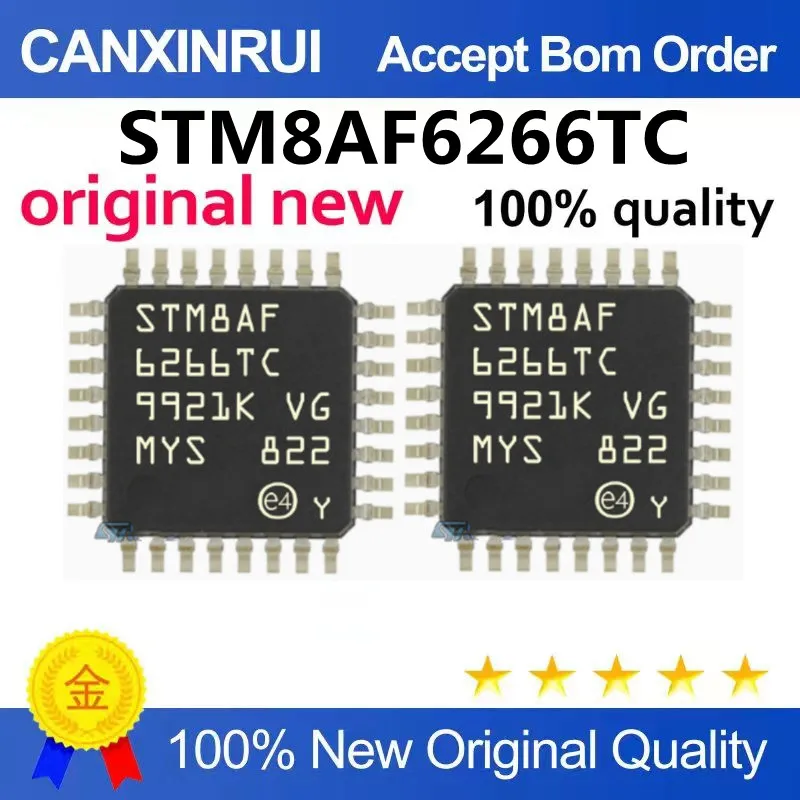 (5-100piezas) STM8AF6266TC microcontroller in original packaging with LQFP-32 encapsulation available stock