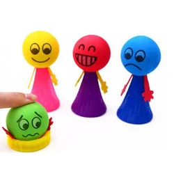 10Pcs bambini bambola di plastica giocattolo divertente giocattoli per bambini casuali Multicolor bambini bambino regalo creativo salto rimbalzo elfo festa compleanno Fly Man