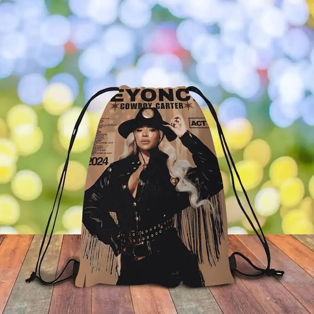 الكلاسيكية الشعبية ستار بي بيونسيه فتاة جميلة الرباط على ظهره حقيبة رياضية لصالة الألعاب الرياضية لحقيبة الظهر الرباط شخصية #6