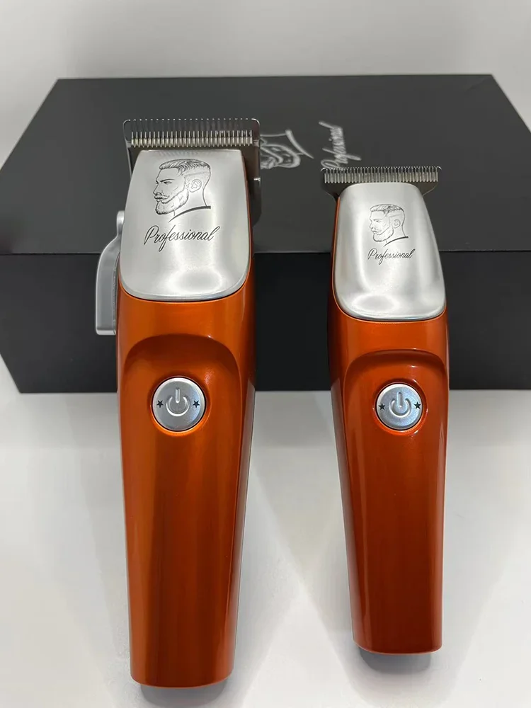 New Men's Professional Barber Shop Salon Hairdressing Hair Clipper Trimmer Parent Machine Set Ceramic Blade 6500RPM Low Noise