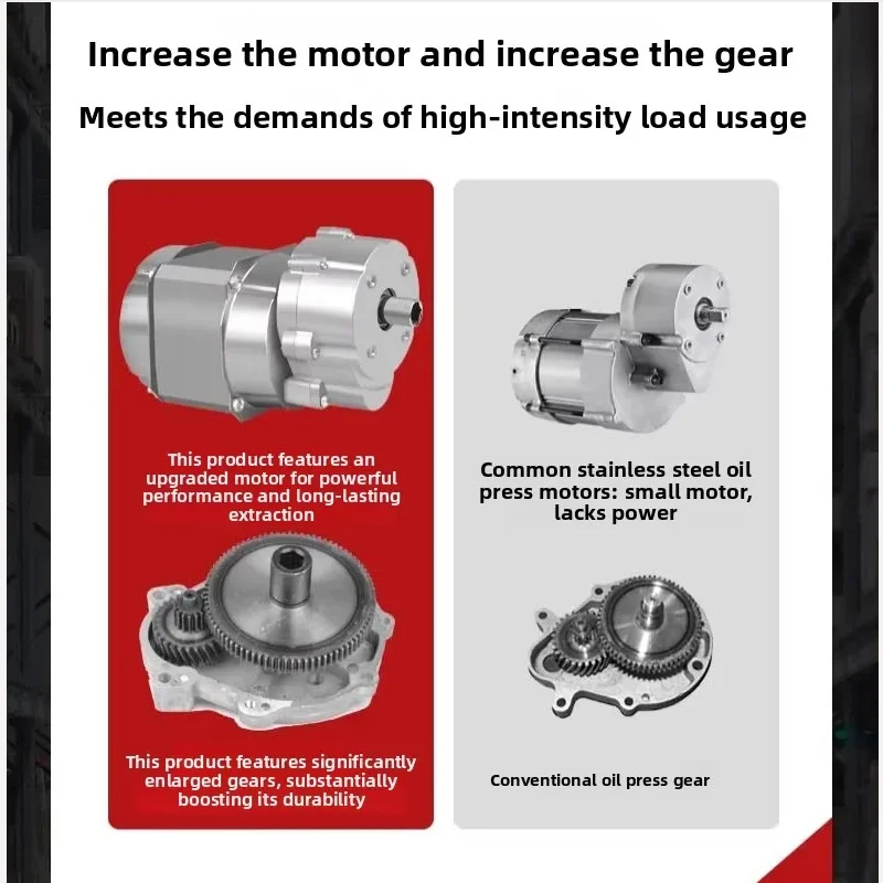 

Intelligent Temperature Control Household Oil Press Multifunctional Stainless Steel Cold/Hot Pressing Flaxseed Peanut Oil Press
