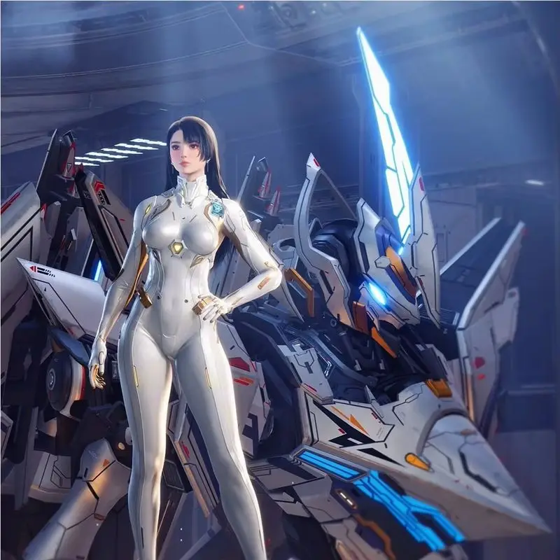 【มีสินค้าในสต็อก】 โมเดลแท้ MechaBREAK x Moshow Progenitor Effect Break Striker รุ่น Falcon UBP-R02T โมเดลแอคชั่นระดับ Illustrious Class