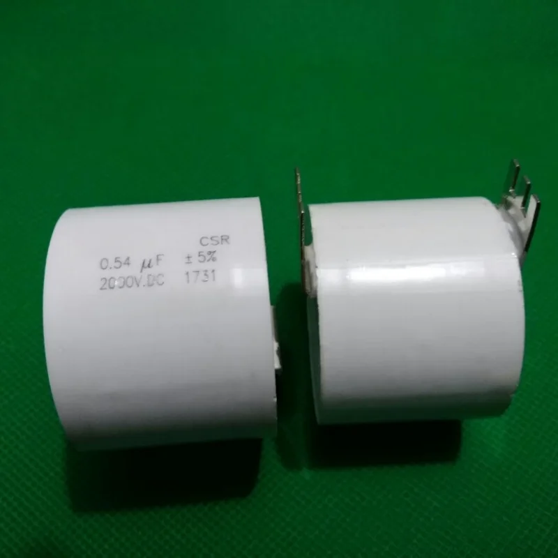 

1PCS high frequency resonant capacitor 0.54UF 2000VDC 44X33MM Pin distance 32mm CSR capacitor