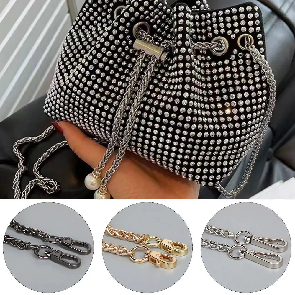

Fashion 60cm 120cm Bag Chains Replacement Metal Alloy Handbag Handle Chain Purse Chain Belt