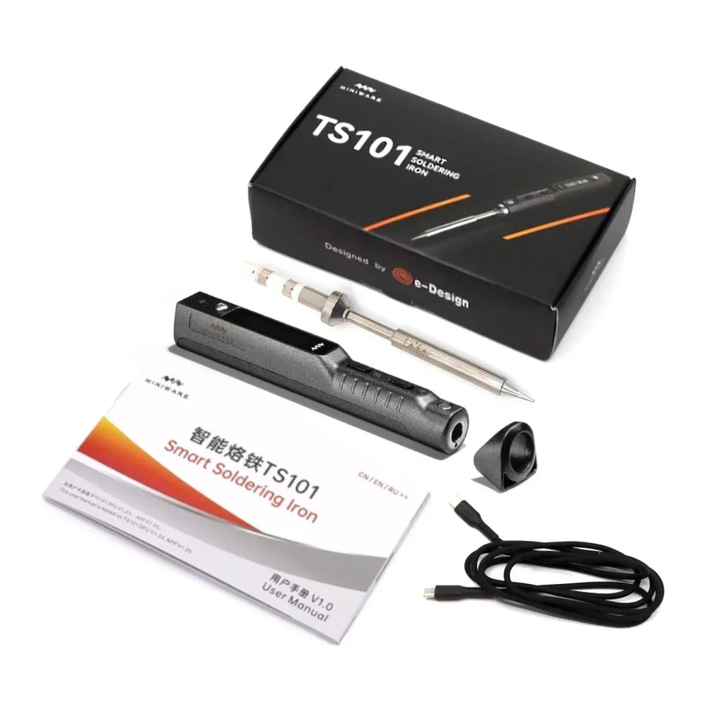MINIWARE TS101 Draagbare Soldeerbout PD3.1 90W OLED TS100 Upgrade Versie Verstelbare Temperatuur Digitale - afbeelding 2