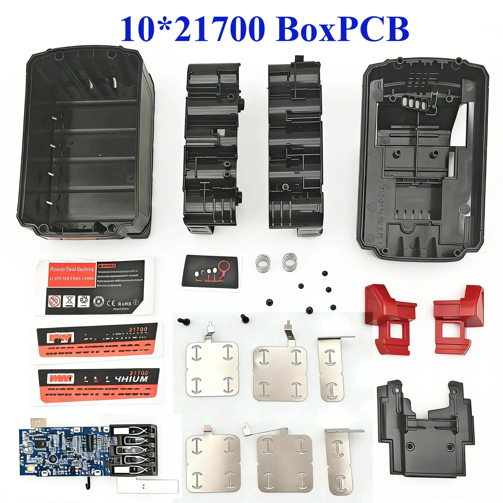 21700 For M18 Lithium Battery Case Box BMS PCB Charging Protection Circuit Board For Milwaukee 18V Li-ion Batteries Housings
