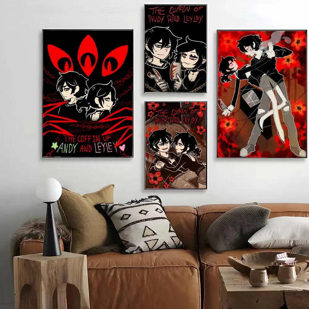 Game The Coffin Of Andy And Leyley Poster HD Decorative Wall Art for Living Room Bedroom Café Stylish Home Décor Gift