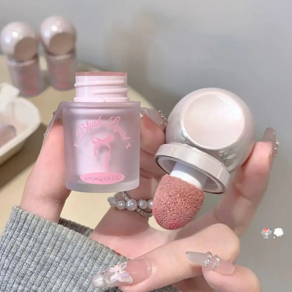 Blush - Colorful, light, silky, long-lasting liquid perfect waterproof cheek blush, + blendable buildable tint, and lip S4A3