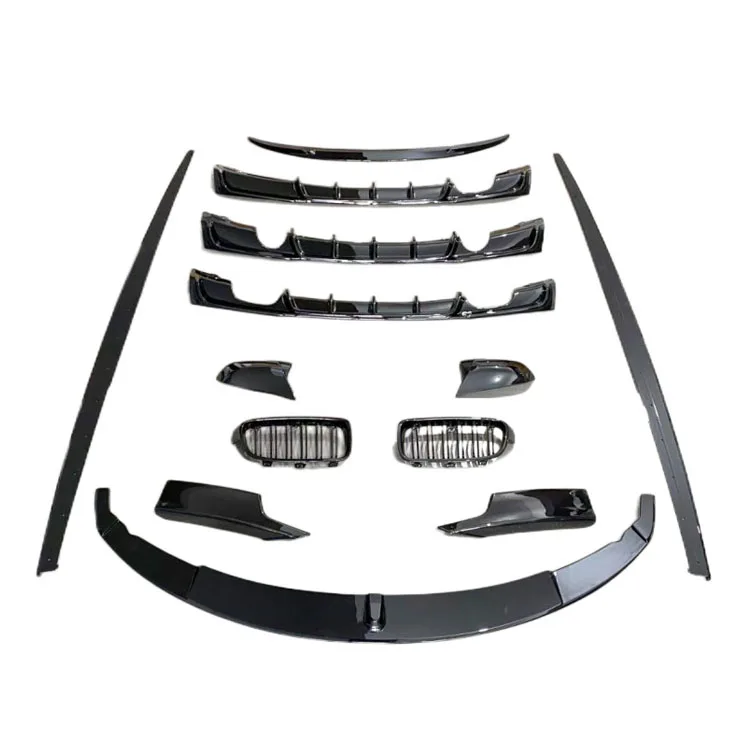 

Dream Garage Factory Sales MP Darth Vader Style Grille Front & Rear Lips Rear Spoiler Body Kit For 3 Series F30 F35
