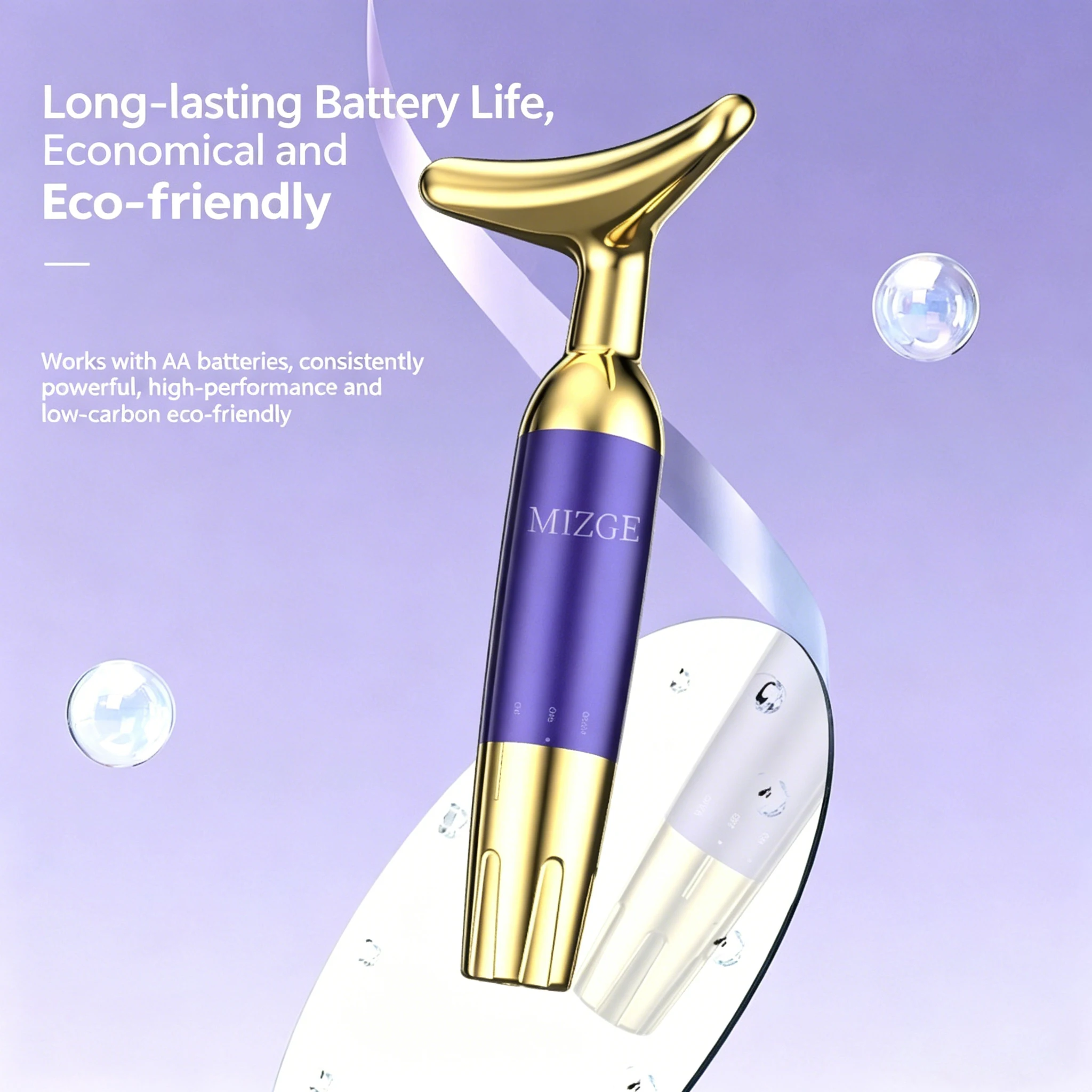 Vibrating Neck Beauty Device, Home-Use Facial Lifting Beauty Instrument, Neck Firming Care Massager Body Care Tool Beauty Health