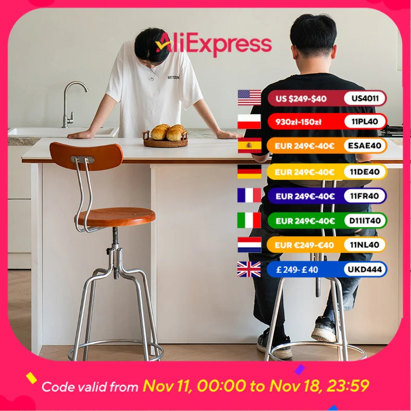 

China Wood Swivel Bar Stools Luxury Commercial Unique Designer Bar Stools High Minimalist Sillas Para Barra Bar Furniture