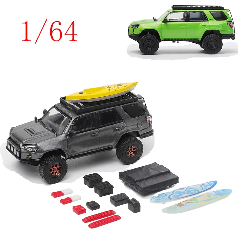 

GCD Diecast 1/64 Scale Toyota 4Runner TRD Pro Modified Edition Alloy Car Model Play Vehicles Toys for Boys
