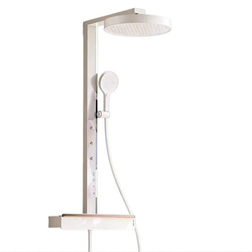 Light luxury smart shower set, household bathroom cream air filter skin beauty pressurized shower shower full set