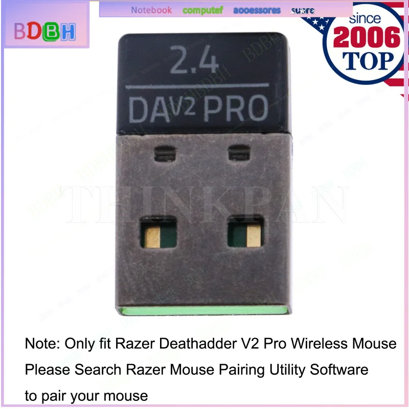 USB Receiver Dongle Adapter Replacement for For Razer Deathadder V2 Pro Gaming Mouse