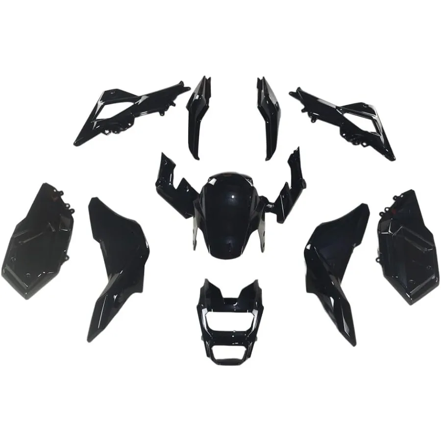 

ABS Plastic Fairing Kit for Honda Grom 20162020 Motorcycle Bodywork Replacement with Injection Molding Technology Glossy Black
