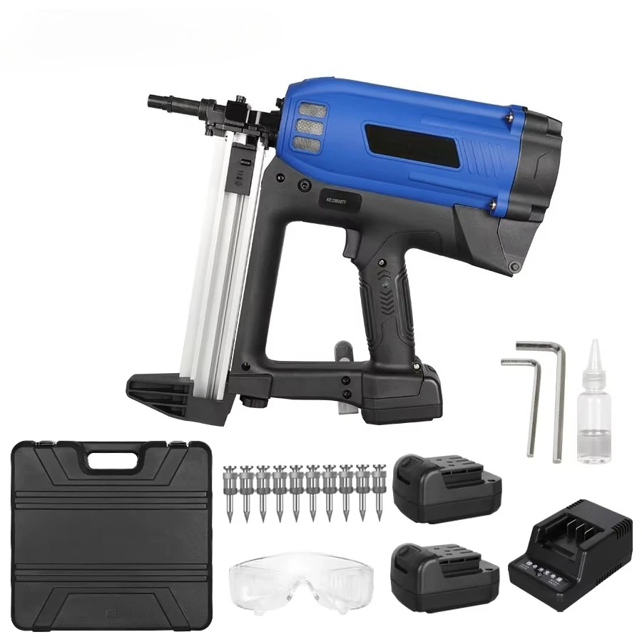 

7.2V Cordless Electric Nail Gun and Staple Nailer Machine Industrial & DIY Grade with Battery for Wood Air Nail Gun
