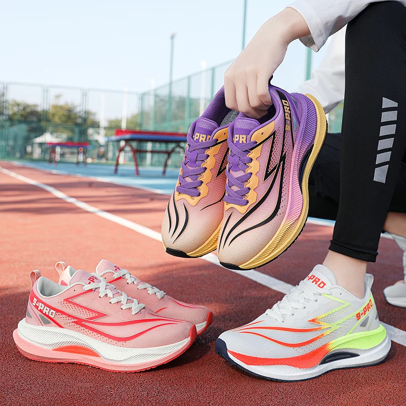 2025 Nieuwe Marathon Luchtkussen Sport Loopschoenen Mannen Ademend Lichtgewicht Vrouwen Comfortabele Atletische Antislip Sneakers