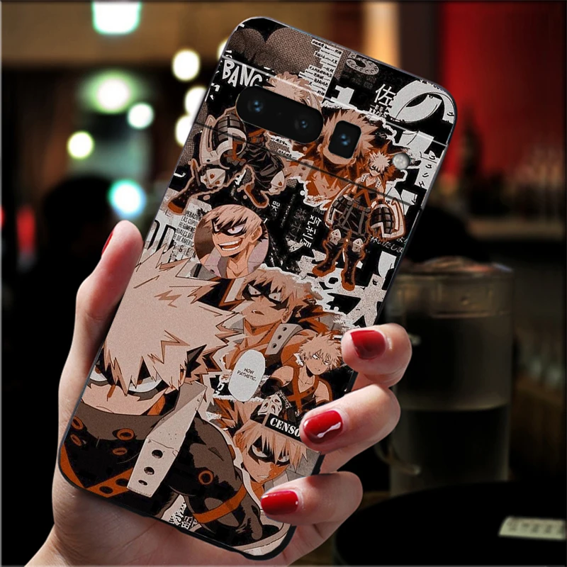 حافظة لهاتف جوجل بيكسل 10 9 برو XL 9A 8 7 6 برو بيكسل 8A 7A 6A بكسل 8 7 6 5 بطلي الأكاديمية الجمالية باكوغو