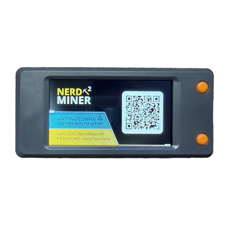GW-Nerdminer V2 Bitcoin Solo Lottery Miner 77KH/S mit LCD-Display BTC Miner ASIC Mining Silent Miner