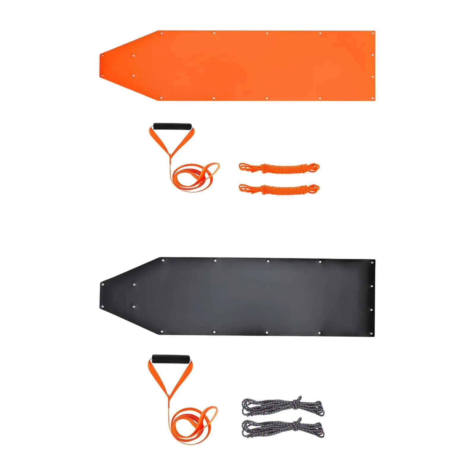 กวางลากเลื่อนอุปกรณ์ตกปลาน้ําแข็งเชือกแบบพกพาสไลด์เกมสําหรับตั้งแคมป์ขนส่งฟืนตกปลาน้ําแข็งเกมล่าสัตว์