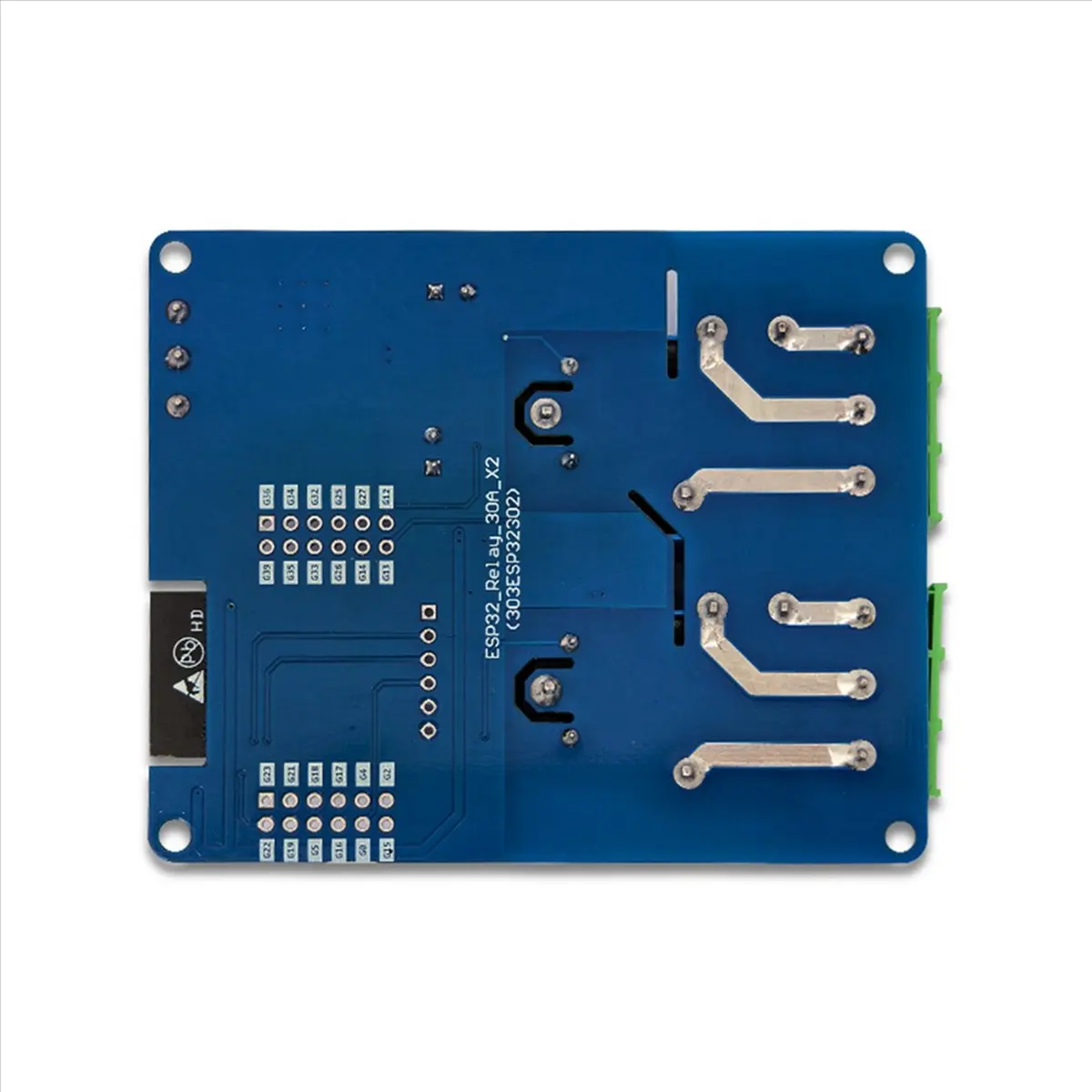 [ABDH] 2X 2-Channel WIFI Relay Module 30A ESP32-WROOM-32E Development Board Module for Smart Home Wireless Control DC7-28/5V