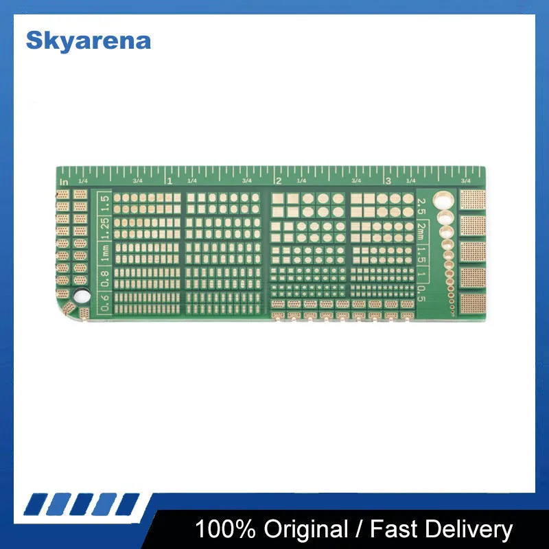 2pcs iFlight 100x40mm Blitz Practice Board Soldering Board practice tiny pin/pad soldering/larger gauge wire soldering for FPV