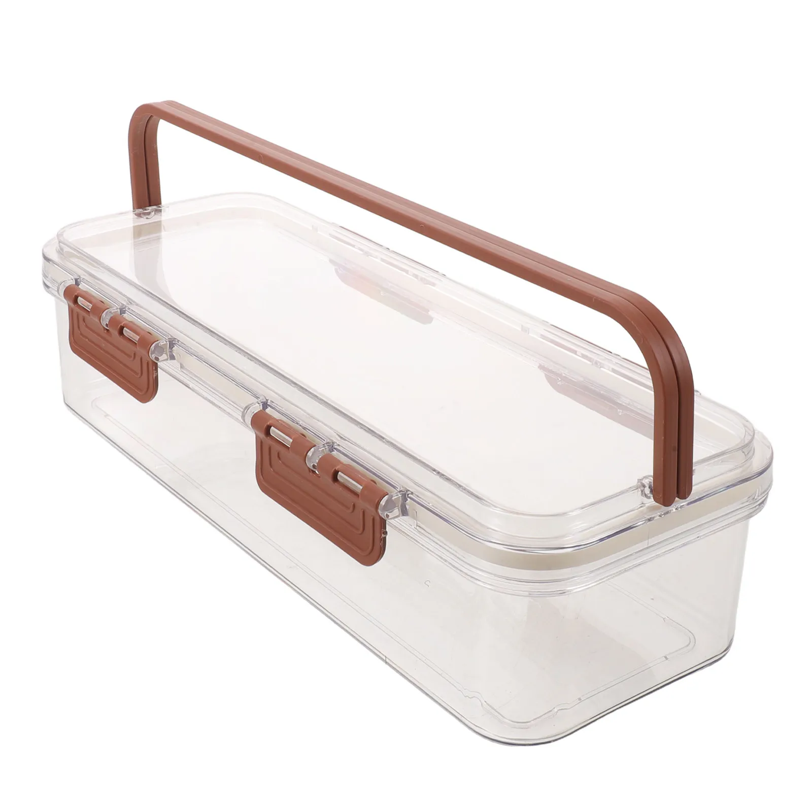 Airtight Kitchen Storage Box 2.25L Plastic Pasta Container Snap Buckle Noodle Jar Pantry Organizer Clear Stackable Pasta Storage