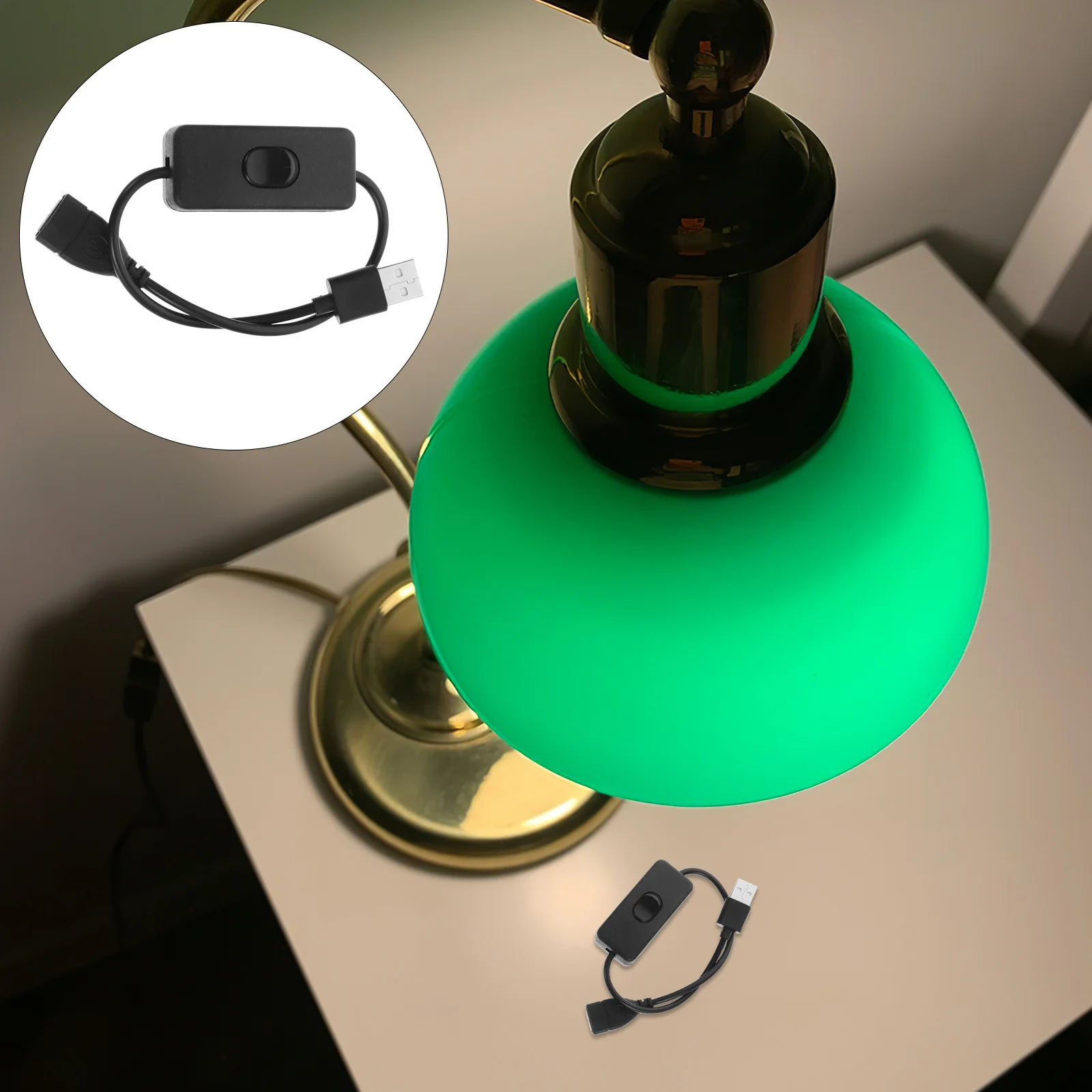 

4Pcs USB Switcher Extension Cord with on Off Button for Power and Lighting Sleek Stylish Design Long Lasting