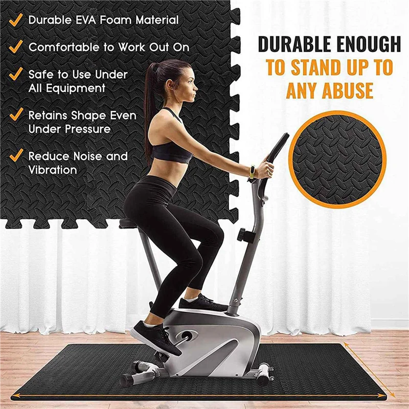 

60 Pack Exercise Mat,Eva Foam Gym Mat,Flooring Mats For Gym Equipment,Exercising,Yoga,Camping,Kids,Playroom