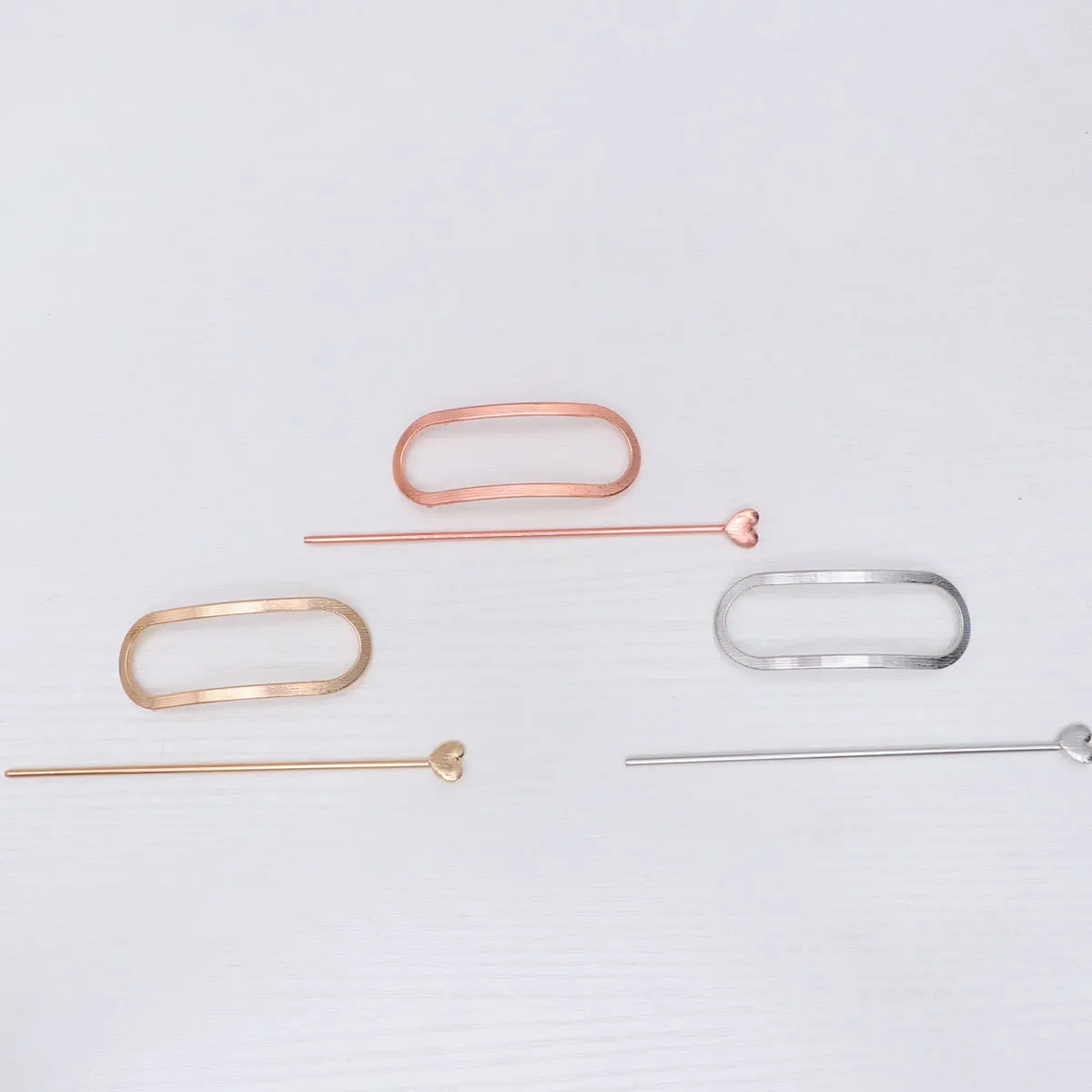 

3pcs Hairpin Set Durable Stylish Clasp Fashion Simple Metal Bobby Longlasting Elegant Wedding Accessories Hair Clasp