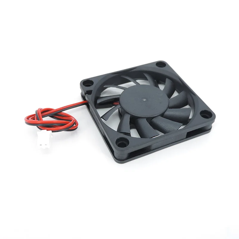 6010 DC 12V 24V 냉각 팬 Reprap 3D 프린터 부품 용 브러시리스 DC 쿨러 60x60x11mm 플라스틱 팬