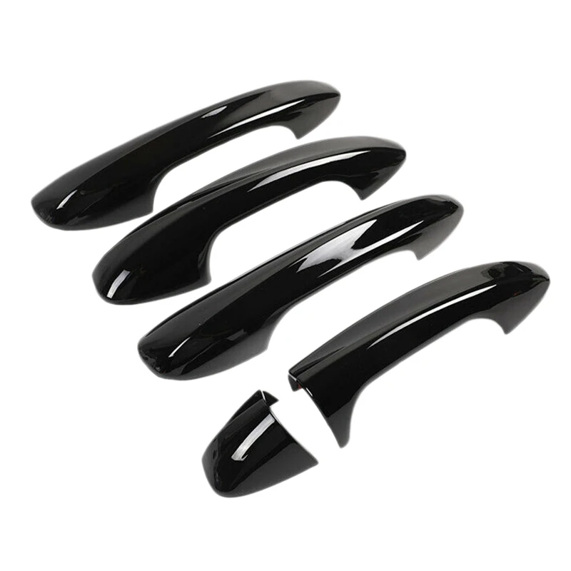 

Door Handle Cover Trim for Mercedes Benz C E GLC GLB A B GLE GLS CLA GLA Class W213 W205 X253 2016-2020 Black