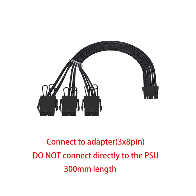 FormulaMod PCI-E5.0 16Pin(12+4P) GPU Sleeved  Cable, 16 AWG 12VHPWR Male to Male Power Cable for RTX 3090Ti 4080 4090 4070