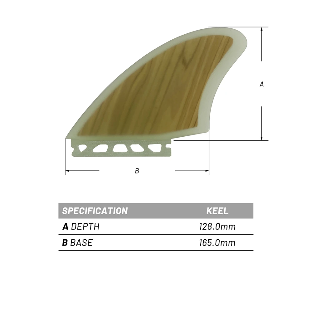Surf Fin For UPSURF FUTURE Fin Plug Bamboo Keel Fins Twin Sets Surfboard Fins Thruster Fibreglass Performance Core Funboard Fin