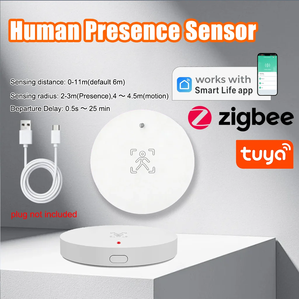Home Security Gadgets - Tuya Zigbee 3.0 24GHz MmWave Human