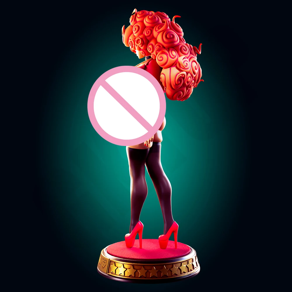 1:24 Oficer Rhu Bellum Sexy Girl NSFW Zestaw do Druku 3D z Żywicy Zabawka Gk Niepomalowana Figurka DIY Niezmontowana Statuetka Figurki Model Zabawki