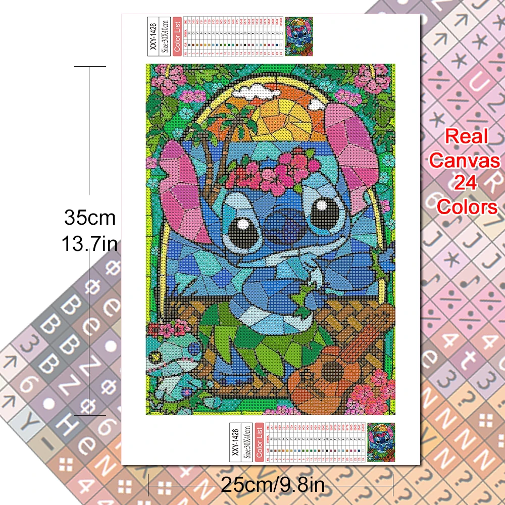 Disney Diamond Mosaic Stitch Mickey Mouse Lilo Stitch Painting Lightning MCQueen Frozen Embroidery Dumbo New Arrival Home Decor