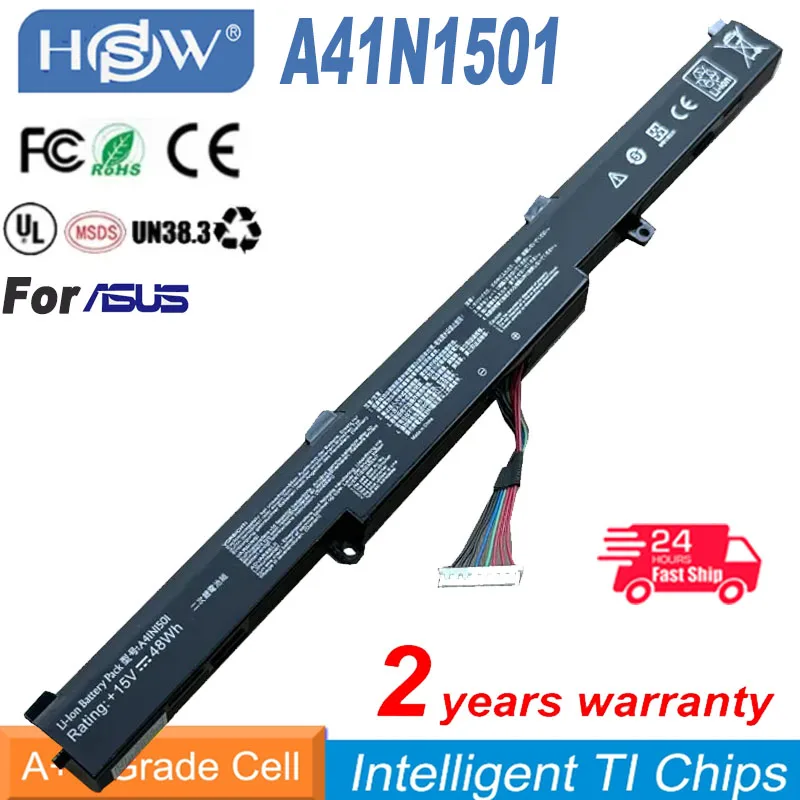 A41N1501 A41LK9H laptop battery for ASUS ROG GL752VW GL752VW N552V N552VX N752VX GL752VW-T4108D GL752VW-2B GL752VL-1A N551VW