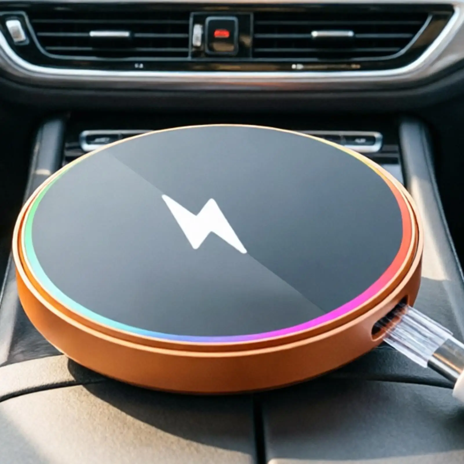 Magnetic Phone Holder For Car Wireless 15W Fast Charging 360-Degree Rotatable Smartphone Stand Mount For Air Vent SUV RV Pickup