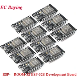 10Pcs/1pc ESP32-W//ROOM-32 ESP-32 ESP-32S Development Board Module WiFi Wireless Ble Dual Core CPU MCU PCB IOT LuaNode NodeMcu
