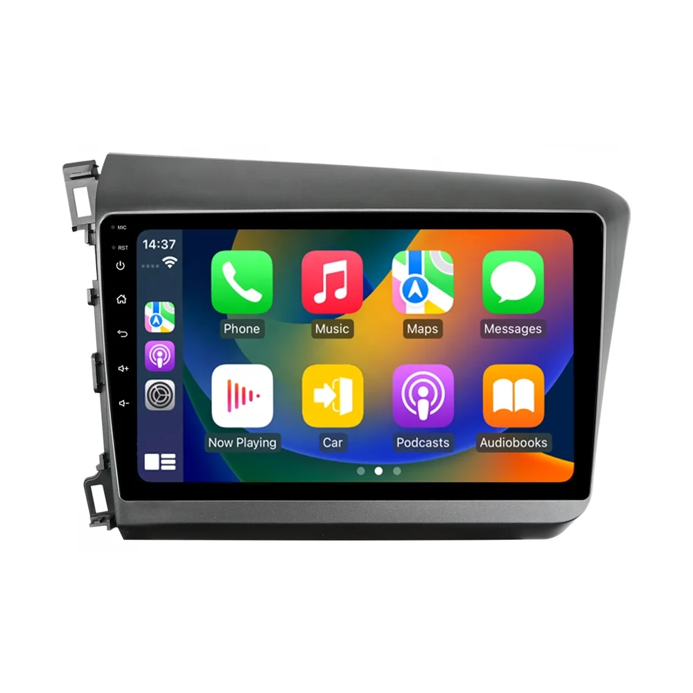 

STLFWireless CarPlay 4+64GB Android 13 for Hondas Civic 2012-2015 Car Stereo Radio GPS WIFI BT Touch Screen