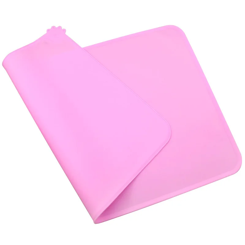 Cat's Paw Placemat Silicone Pet Pad Anti-Overflow Non-Slip Waterproof Dog Bed Easy to Clean Dogs and Cats Placemat 1169