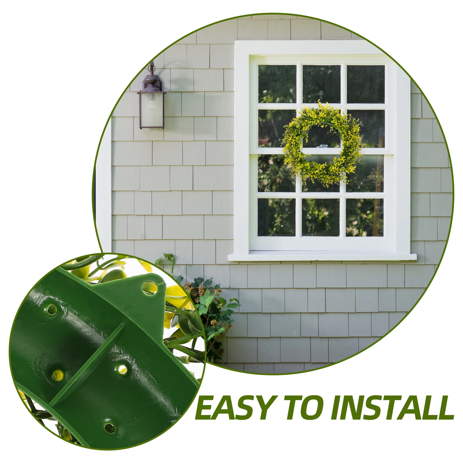 

Artificial Garland Faux Plant Door Floral Wreath All Season Summer Home Decoration Plastic Decorations Hanging Front Leaf