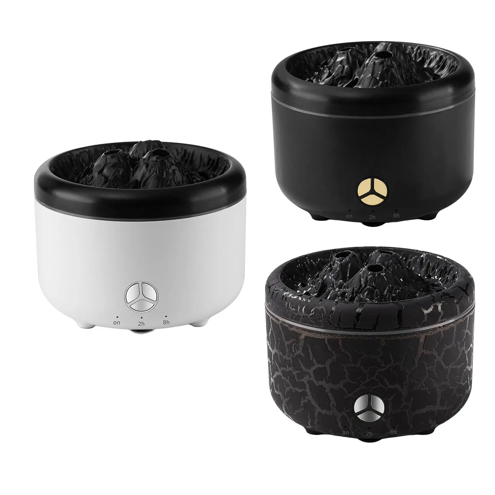 Umidificatore per aromaterapia a fiamma silenzioso spegnimento automatico portatile 2 colori chiari a fiamma Mini umidificatore per scrivania Yoga camera da letto Home Hotel