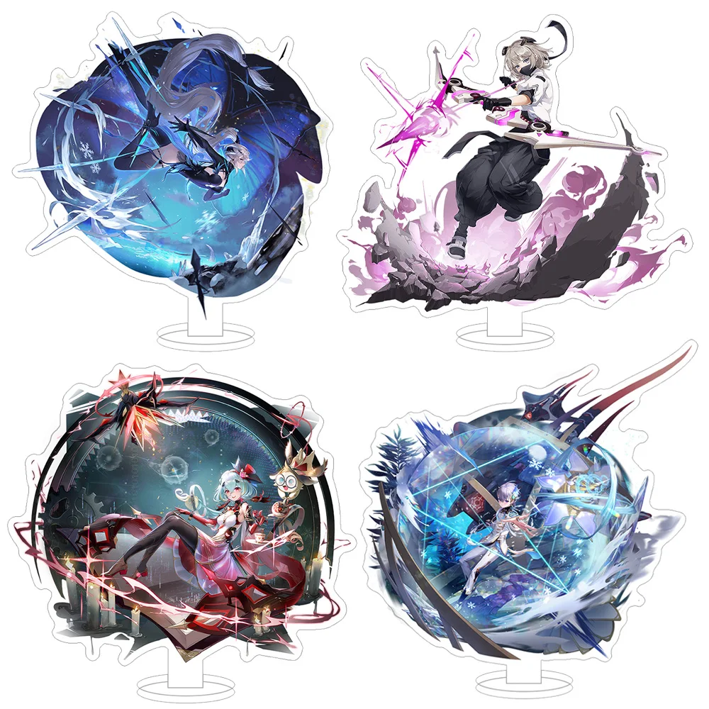 

Tower of Fantasy Official character Alyss Bai Yuekui Crow Huang Ling Han Ming Jing Roslyn Tsubasa Anime Figure Acrylic stand Toy