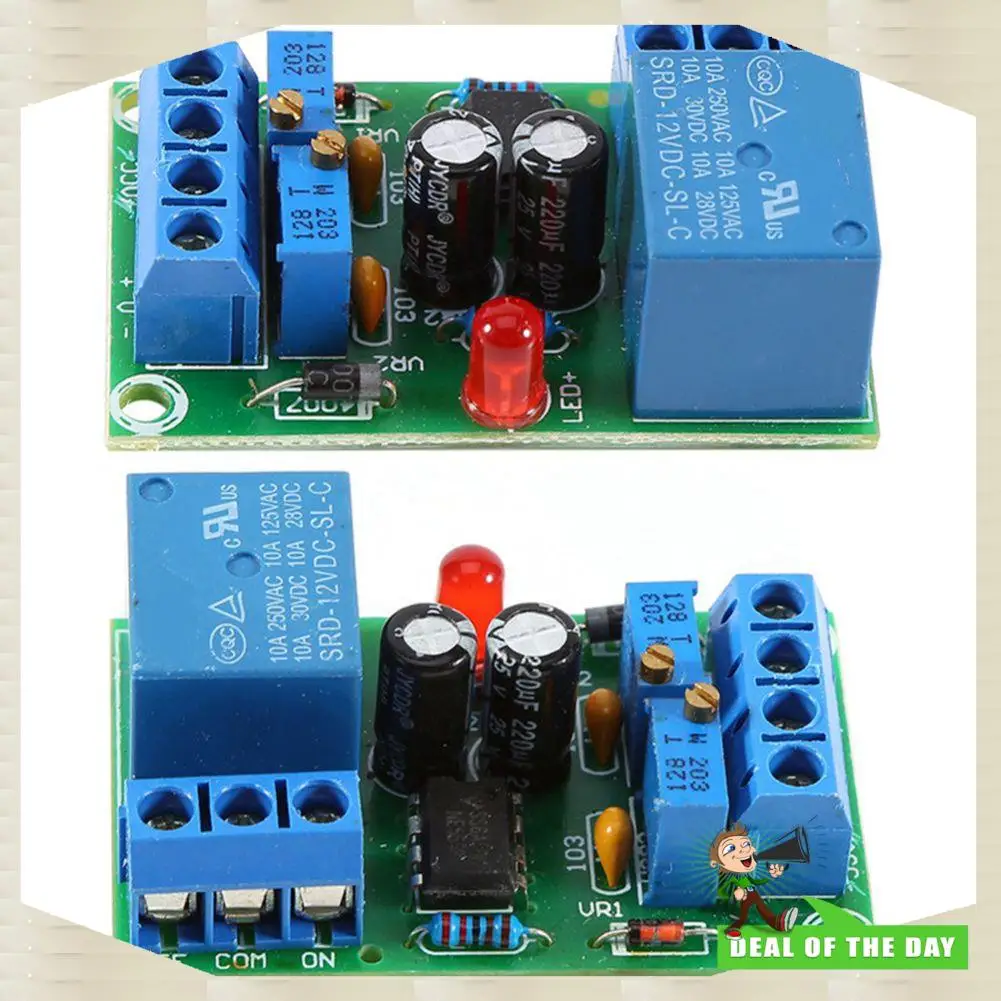 24-Hour Delivery 12V Battery Automatic Charging Controller Module Protection Board Relay Board Module Anti-Transposition Smart C
