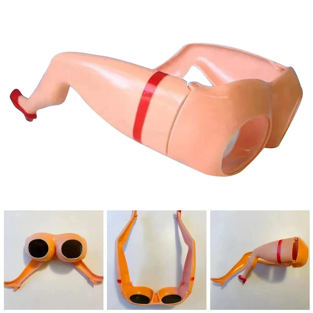 Novelty Leg & Buttocks Sunglasses Legs and Hips Sunglasses Toys Portable Lightweight Adults Party Prank Joke Shape Glasses